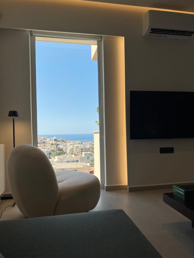 Ikia Mia Sea View Apartment Rethymno  Bagian luar foto
