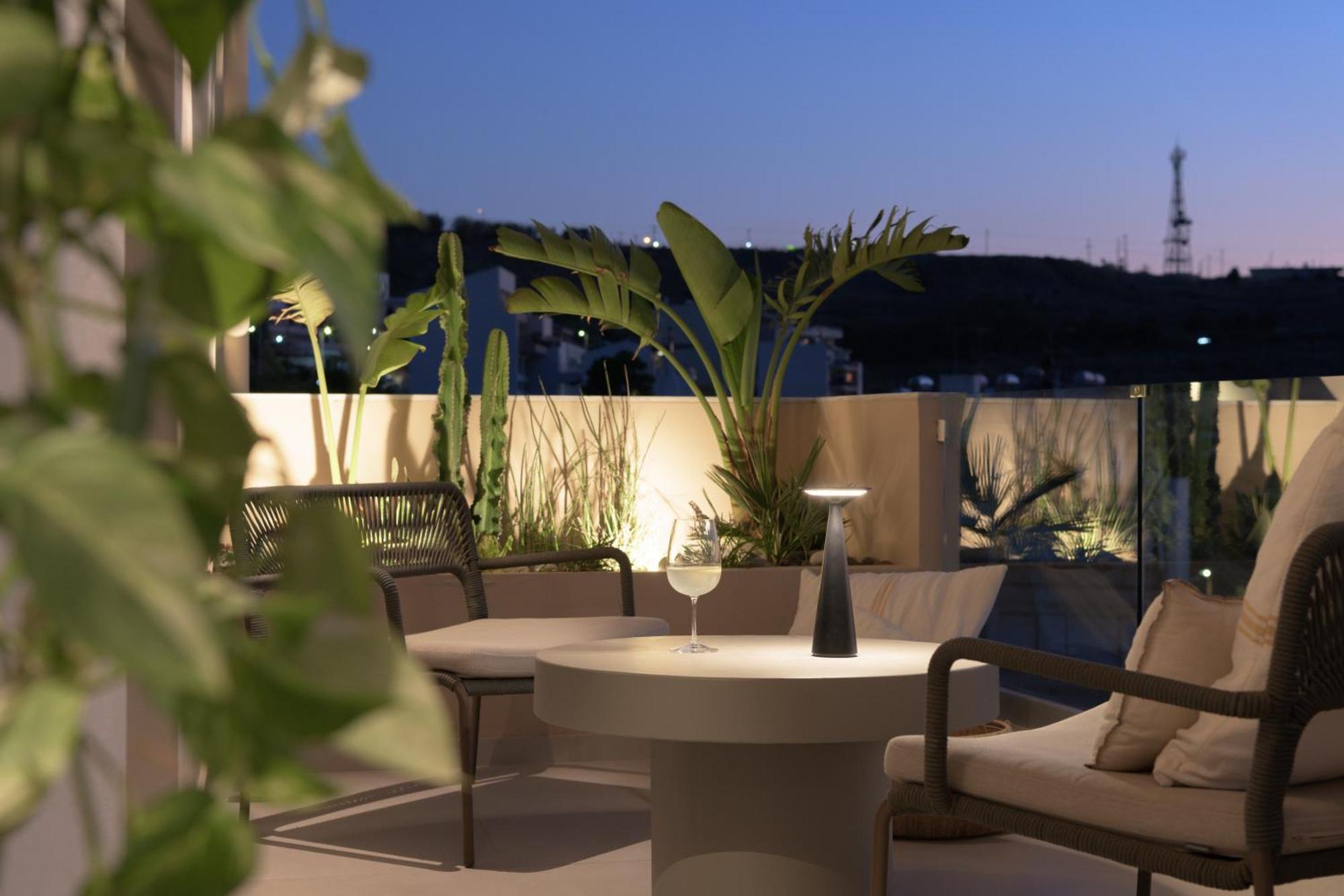 Ikia Mia Sea View Apartment Rethymno  Bagian luar foto