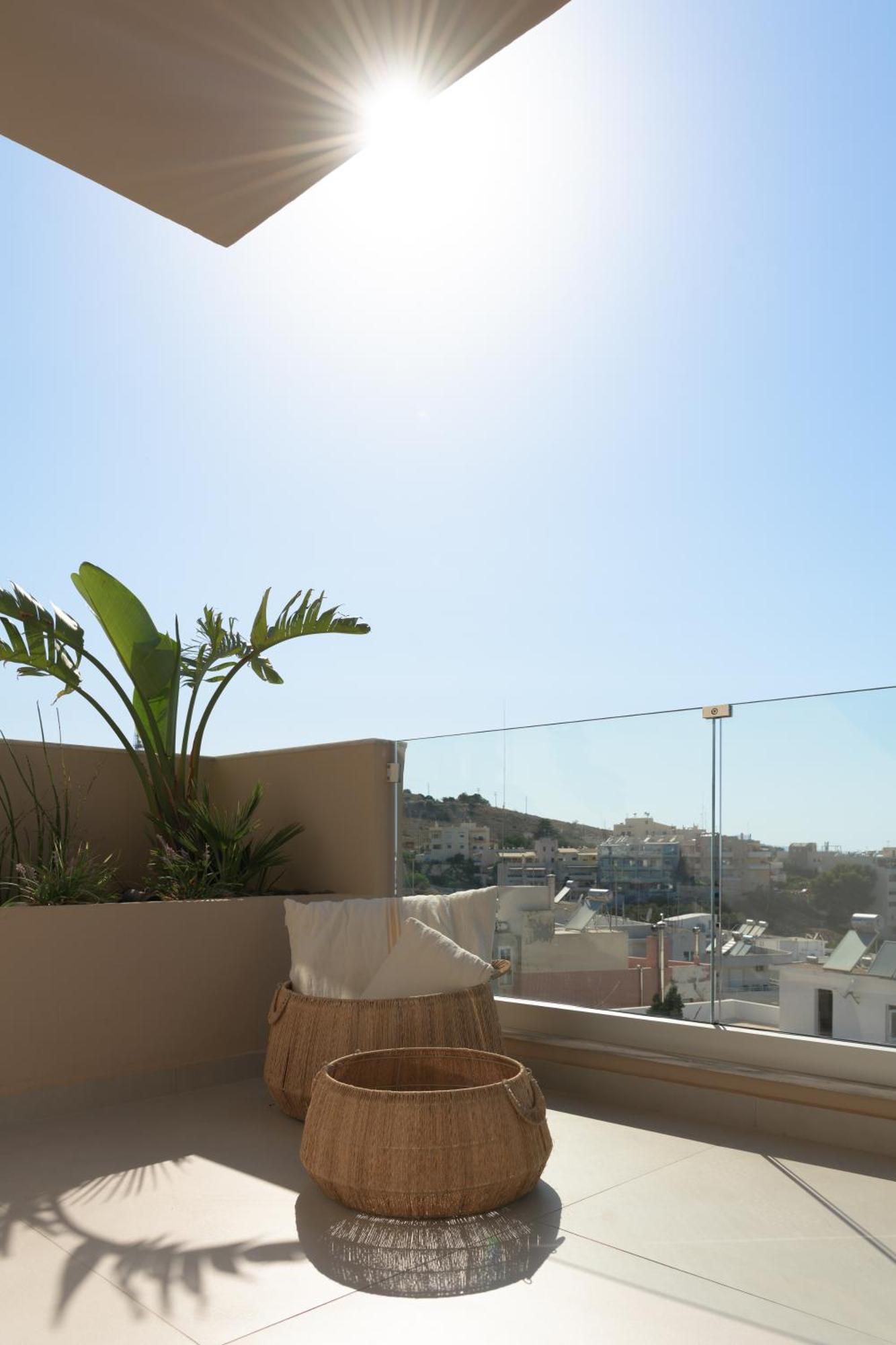 Ikia Mia Sea View Apartment Rethymno  Bagian luar foto