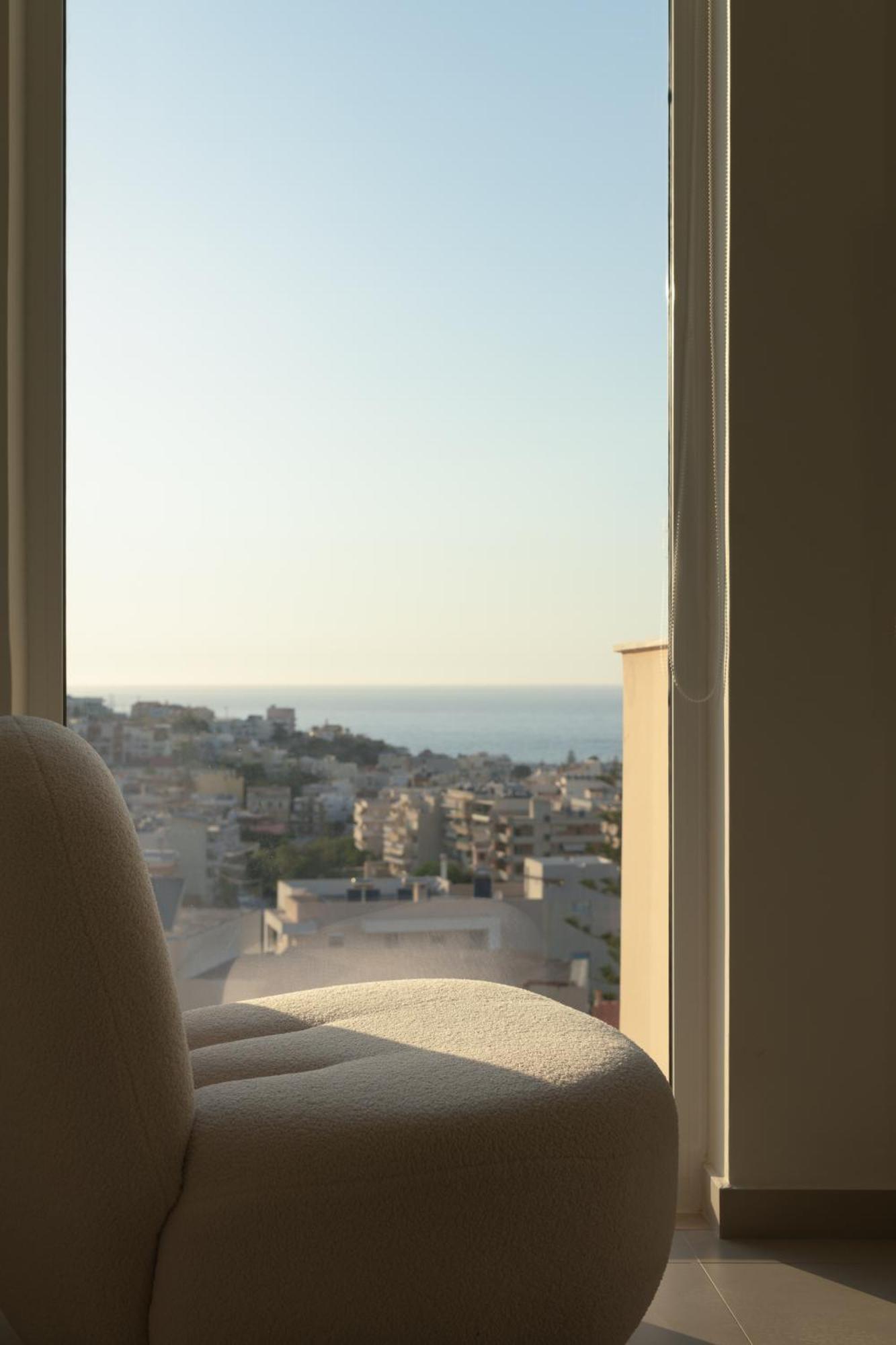 Ikia Mia Sea View Apartment Rethymno  Bagian luar foto