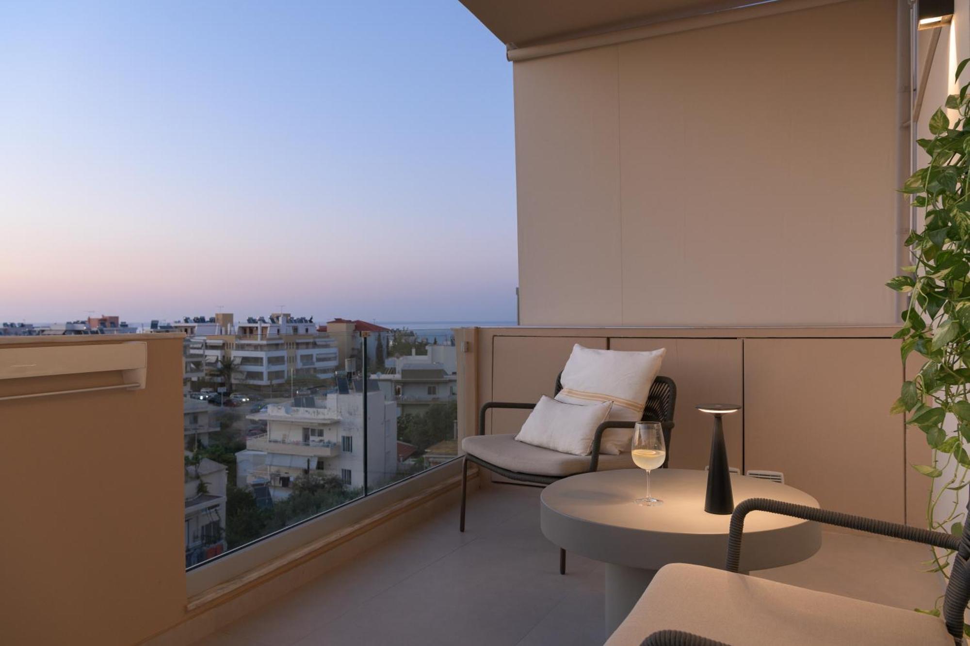 Ikia Mia Sea View Apartment Rethymno  Bagian luar foto