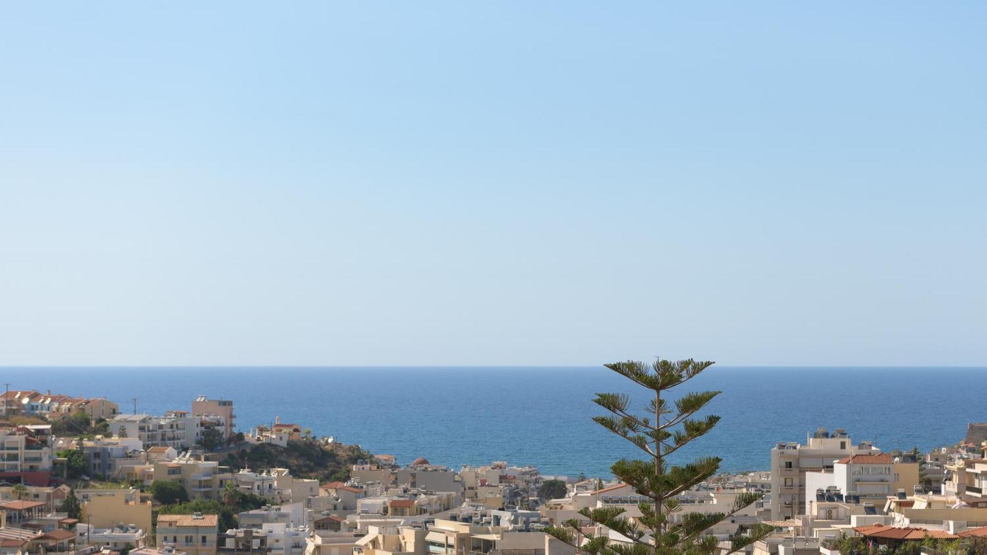 Ikia Mia Sea View Apartment Rethymno  Bagian luar foto