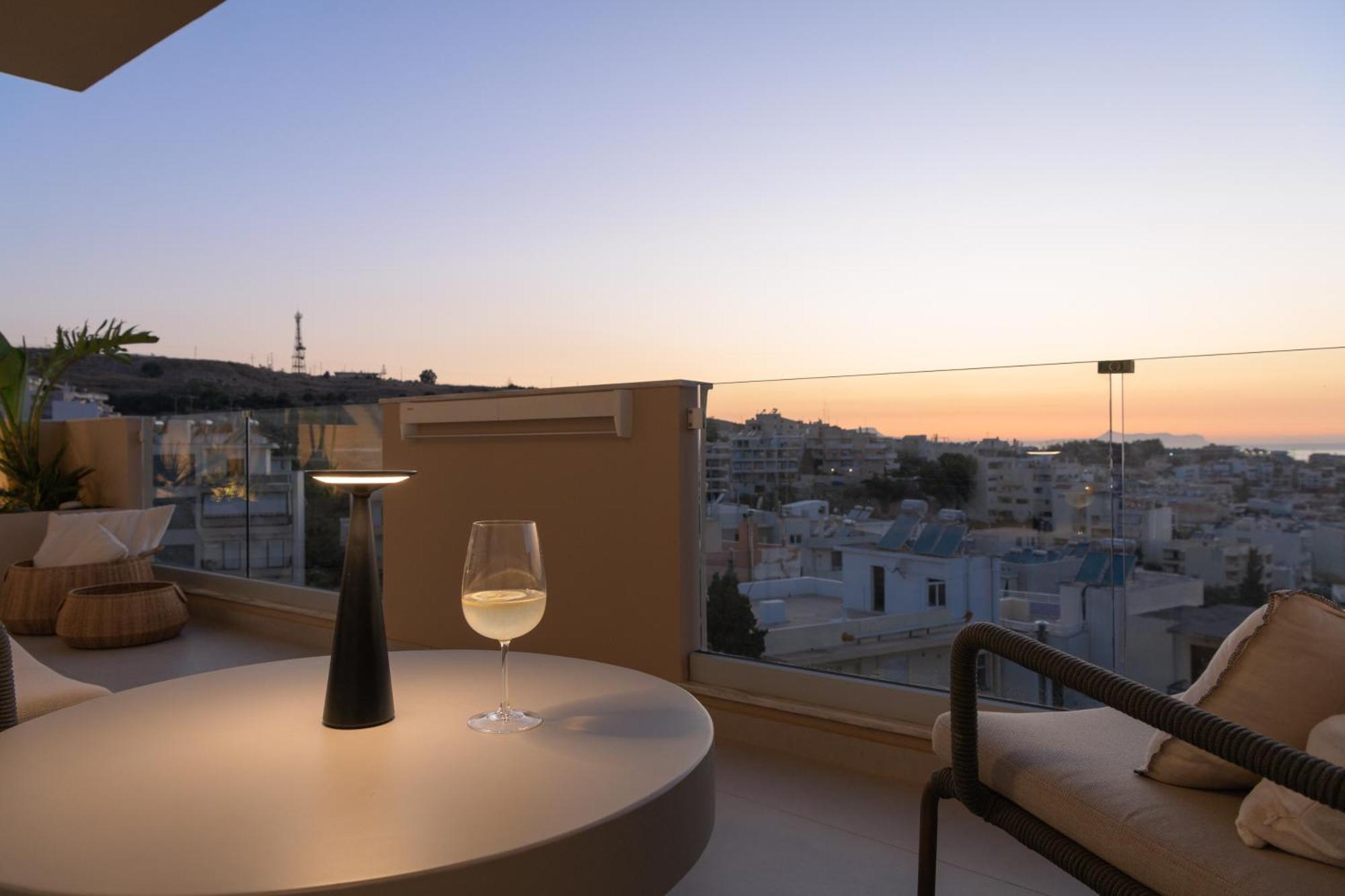 Ikia Mia Sea View Apartment Rethymno  Bagian luar foto